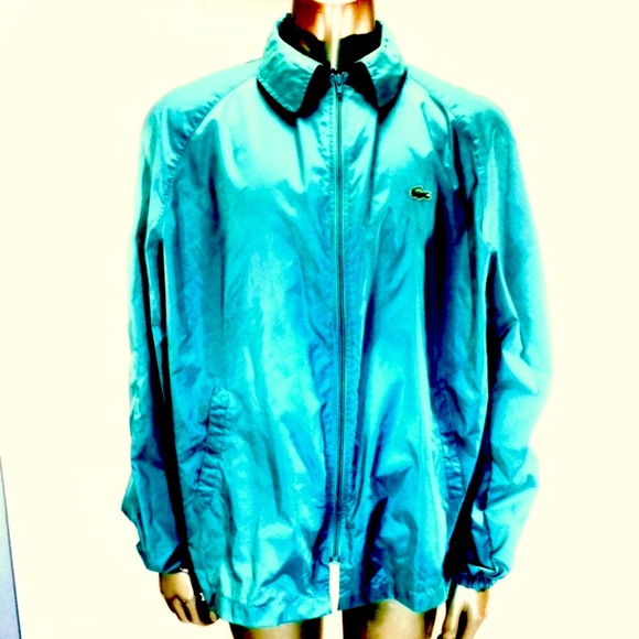 lacoste windbreaker green